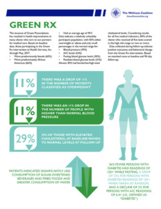 Green RX flowchart through the human body.