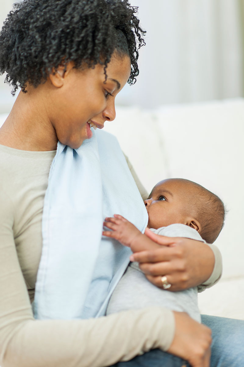 a person holding a baby